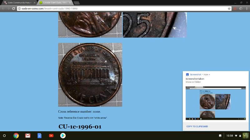 1995-P-Lincoln-Cent-With-Small-Cud-It-Enters-In-The-Field